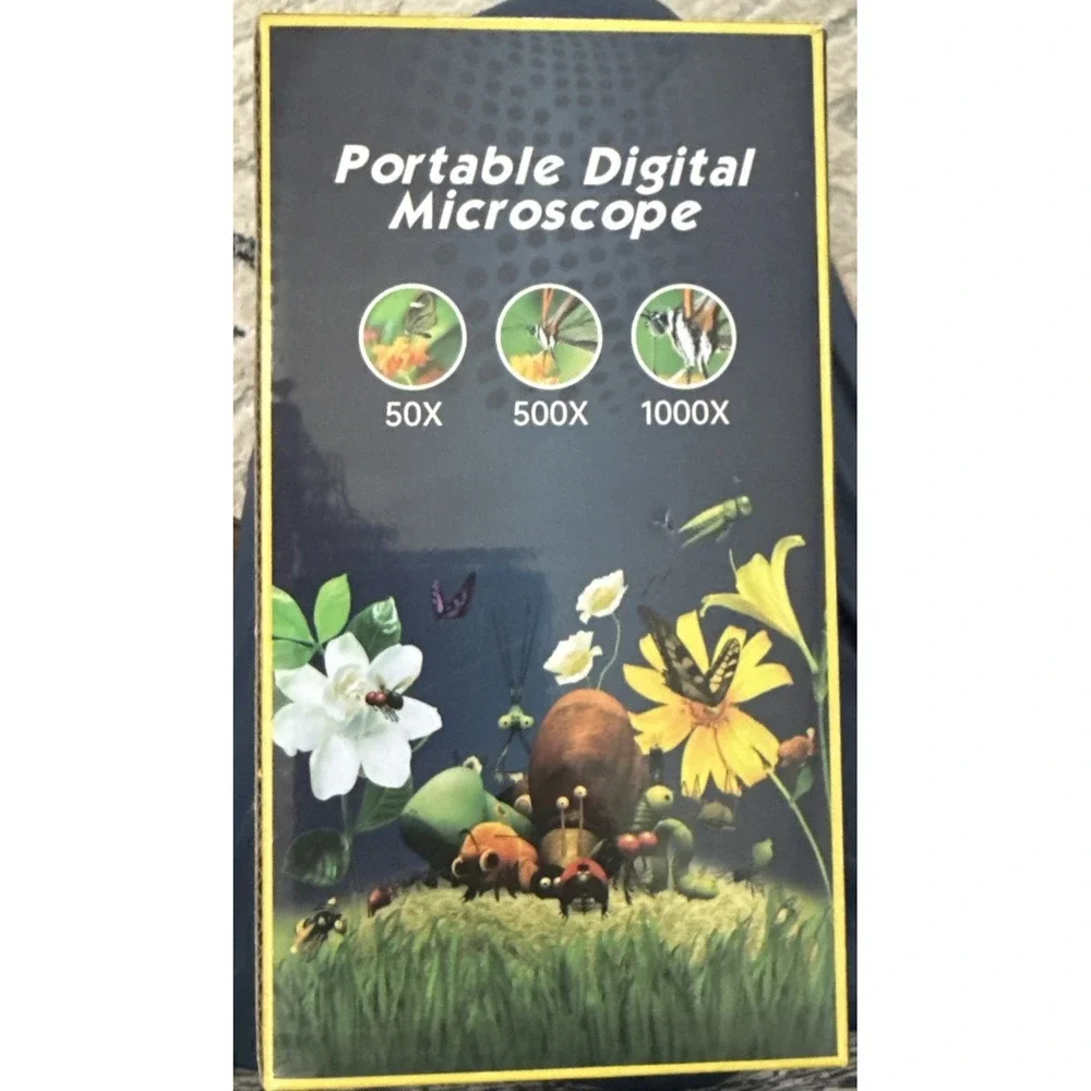 Digital Video Microscope 50X-1000X 2 Inch IPS‎ Screen